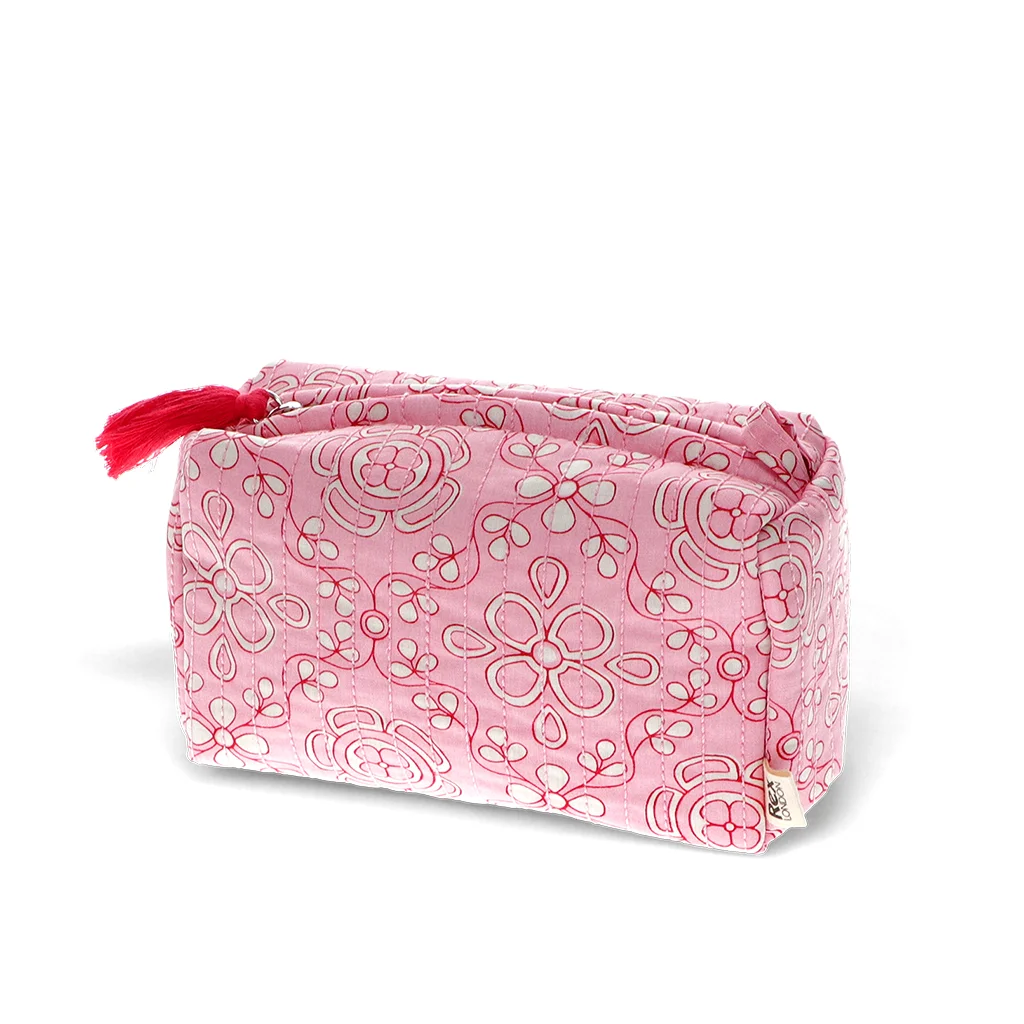 quilted makeup bag - anushka