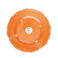 assiette mélamine (20cm) - orange
