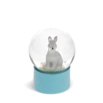 mini globe pailleté - lapin mini globe pailleté - lapin