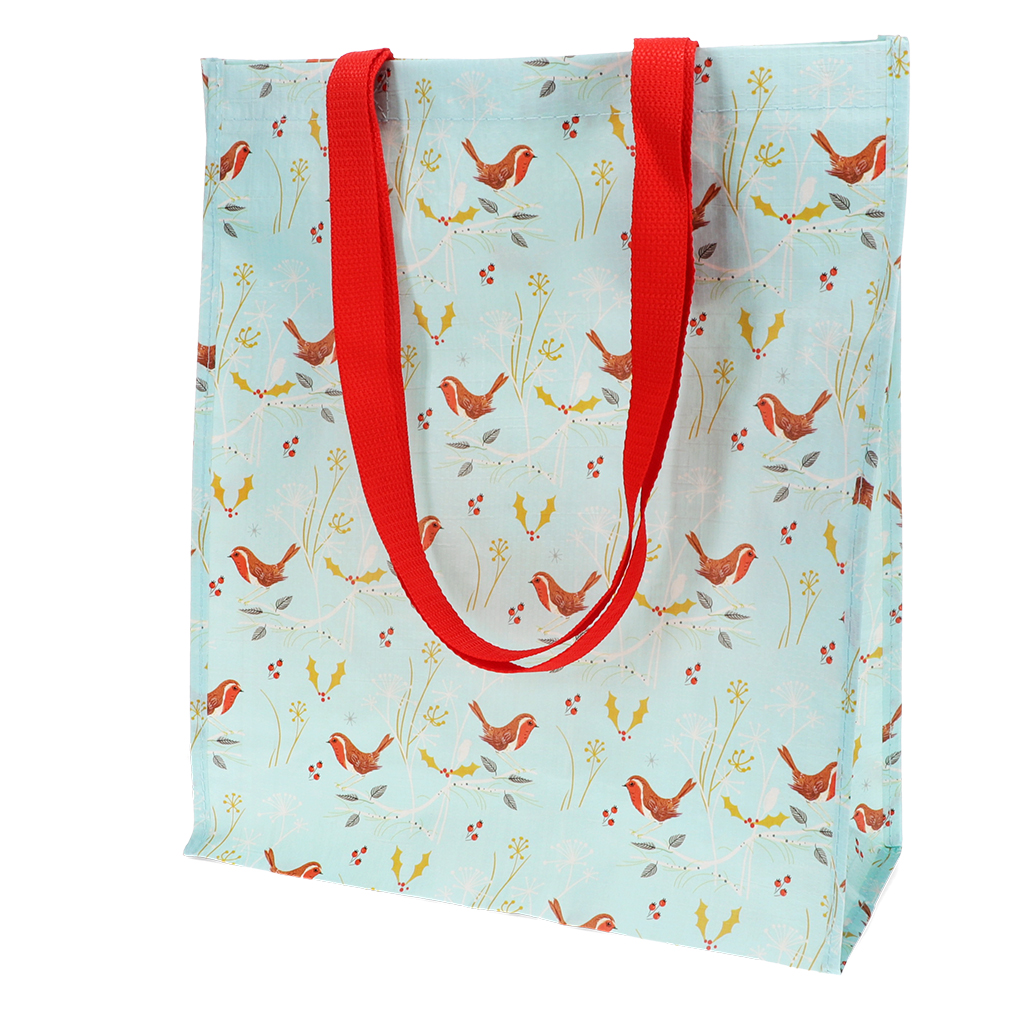 recycled shopping bag - winter walk