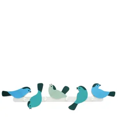 support mural en bois - garden bird support mural en bois - garden bird