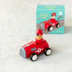 push down action racing car - red push down action racing car - red