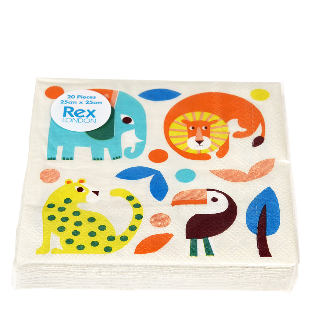 paper napkins (pack of 20) - wild wonders