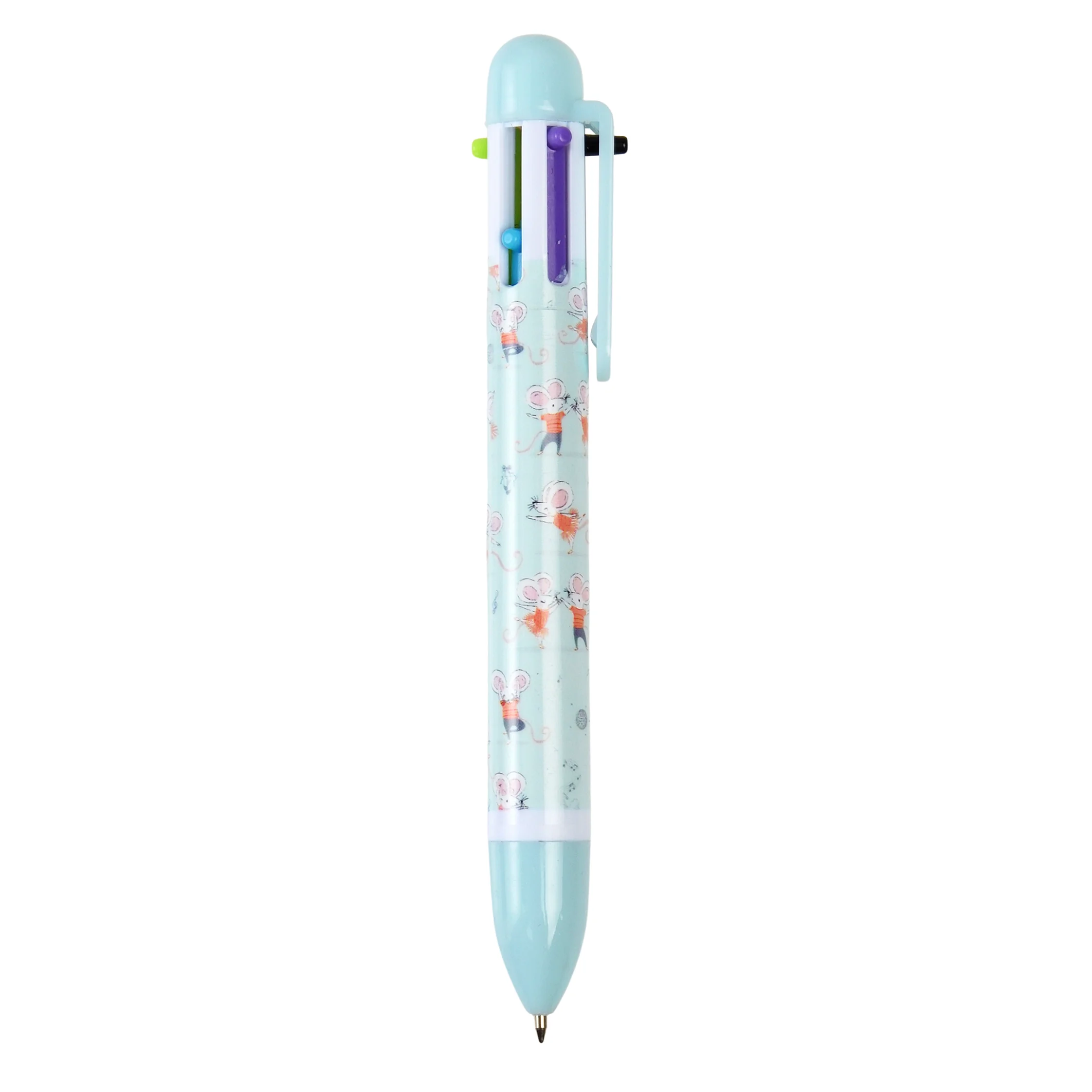 sechsfarbiger kugelschreiber mimi and milo