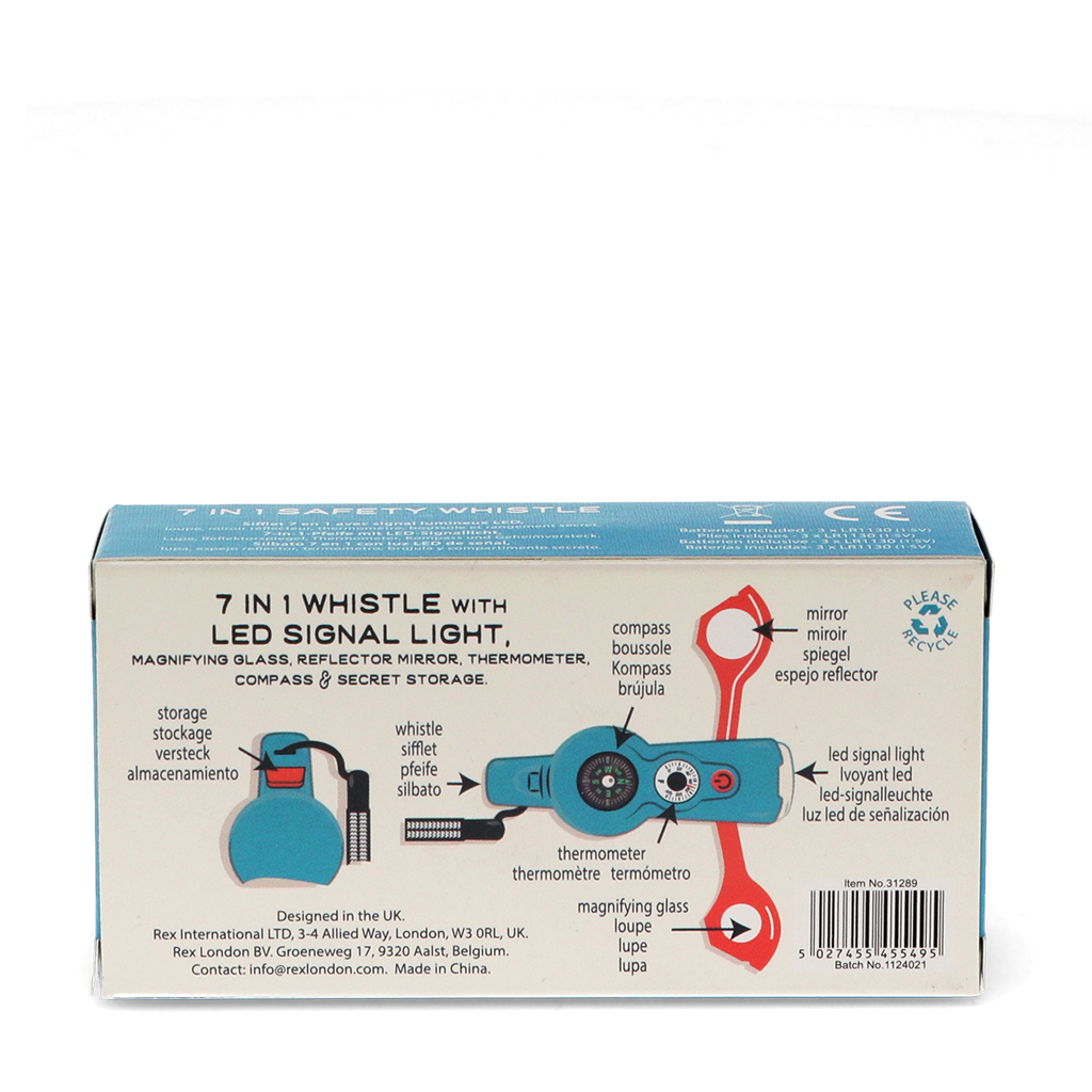 sifflet de sécurité 7 en 1 - esprit d'aventure