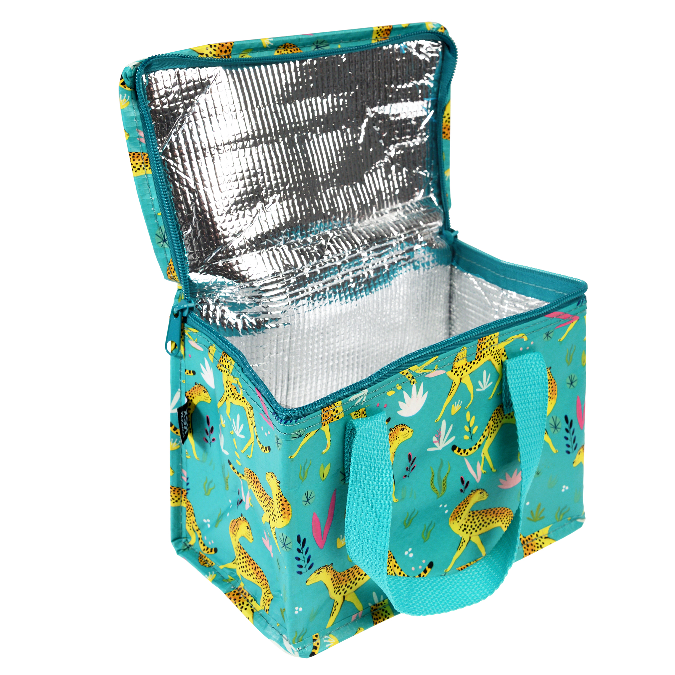 insulated lunch bag - cheetah