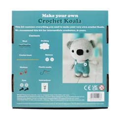 make your own crochet animal kit - koala make your own crochet animal kit - koala
