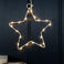 small metal star led light (14cm)