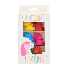 crayons en forme de licorne (lot de 6)