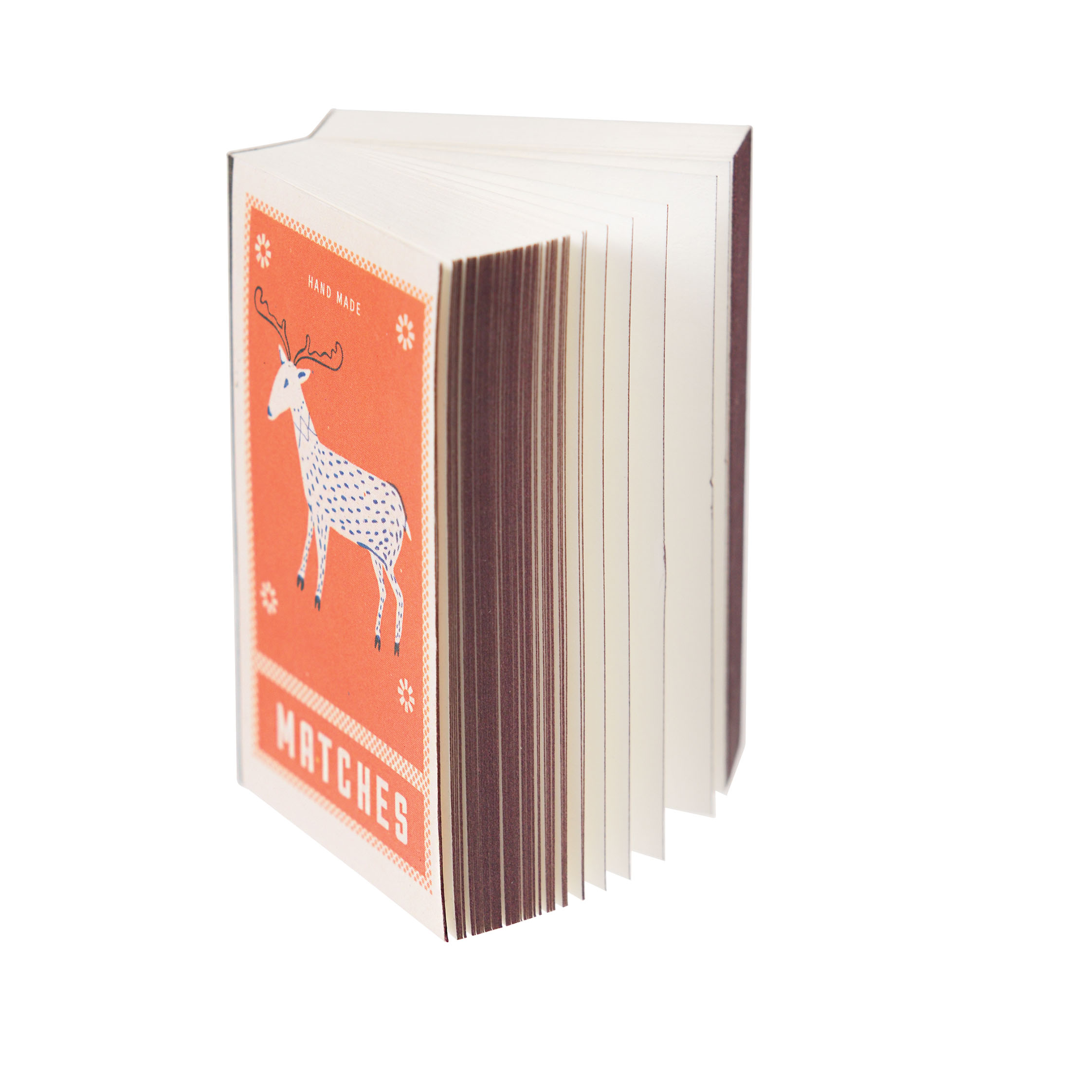 matchbox notepad - deer