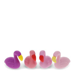 pencil top erasers (set of 4) - flamingoes