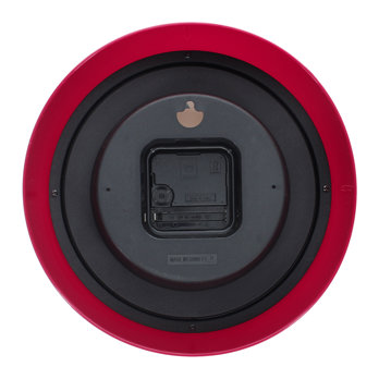 retro wall clock - red