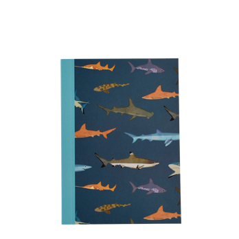 a6 notebook - sharks