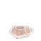 enamel heart-shaped chamberstick candle holder - pink