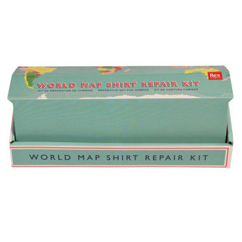kit réparation de t-shirt world map