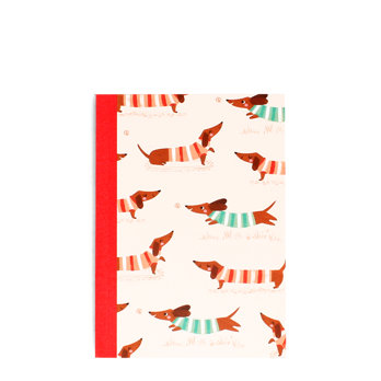 carnet a6 - sausage dog