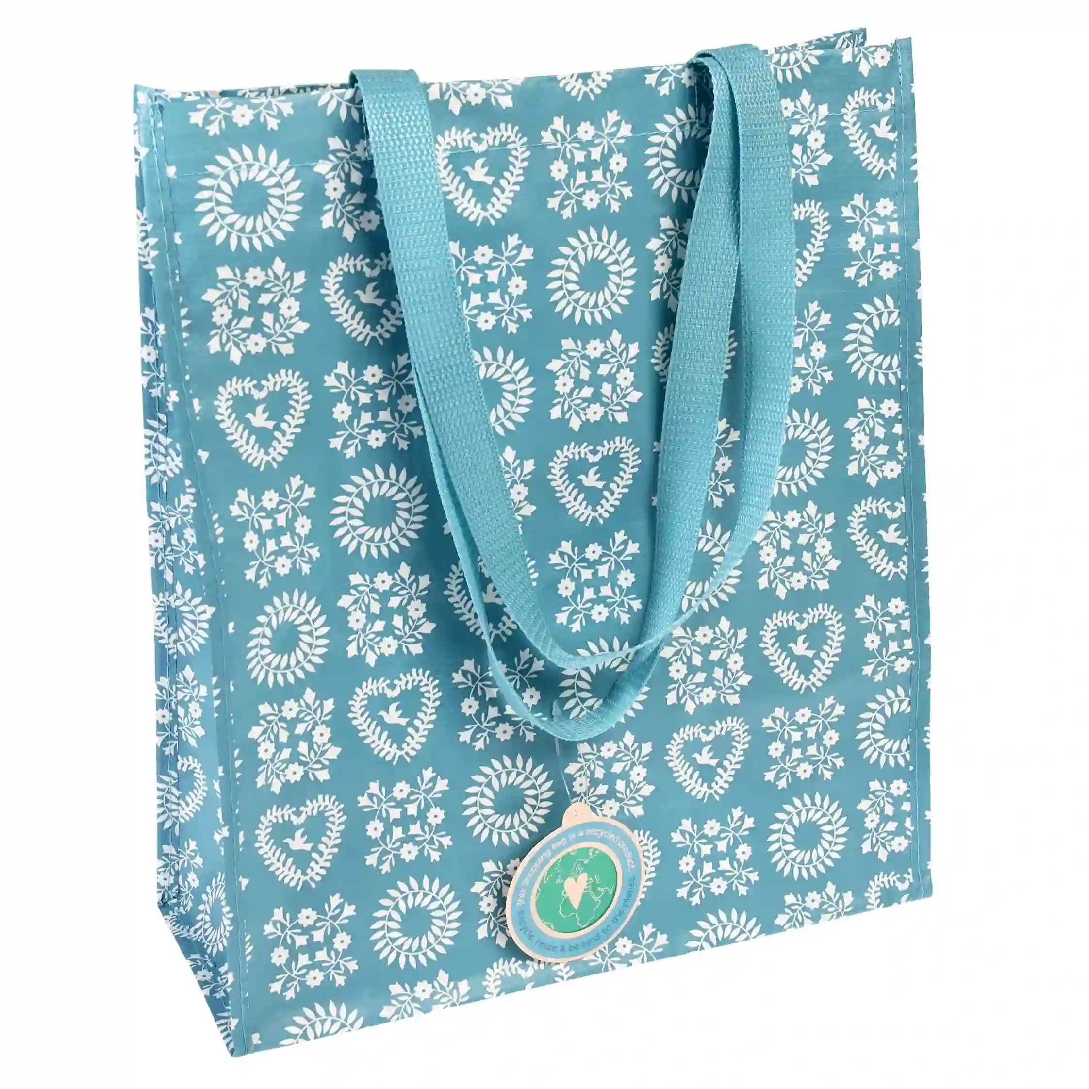 bolso de compras reciclada blue friendship