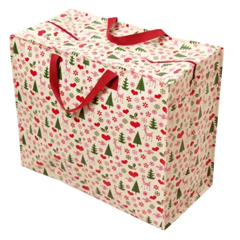 jumbo storage bag - 50s christmas jumbo storage bag - 50s christmas