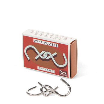 brain teaser wire puzzle - assorted