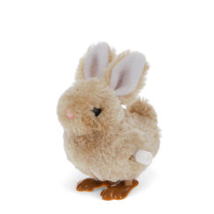 fluffy wind-up toy - bunny