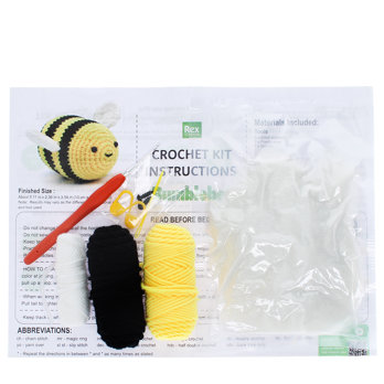 crochet kit - bumblebee