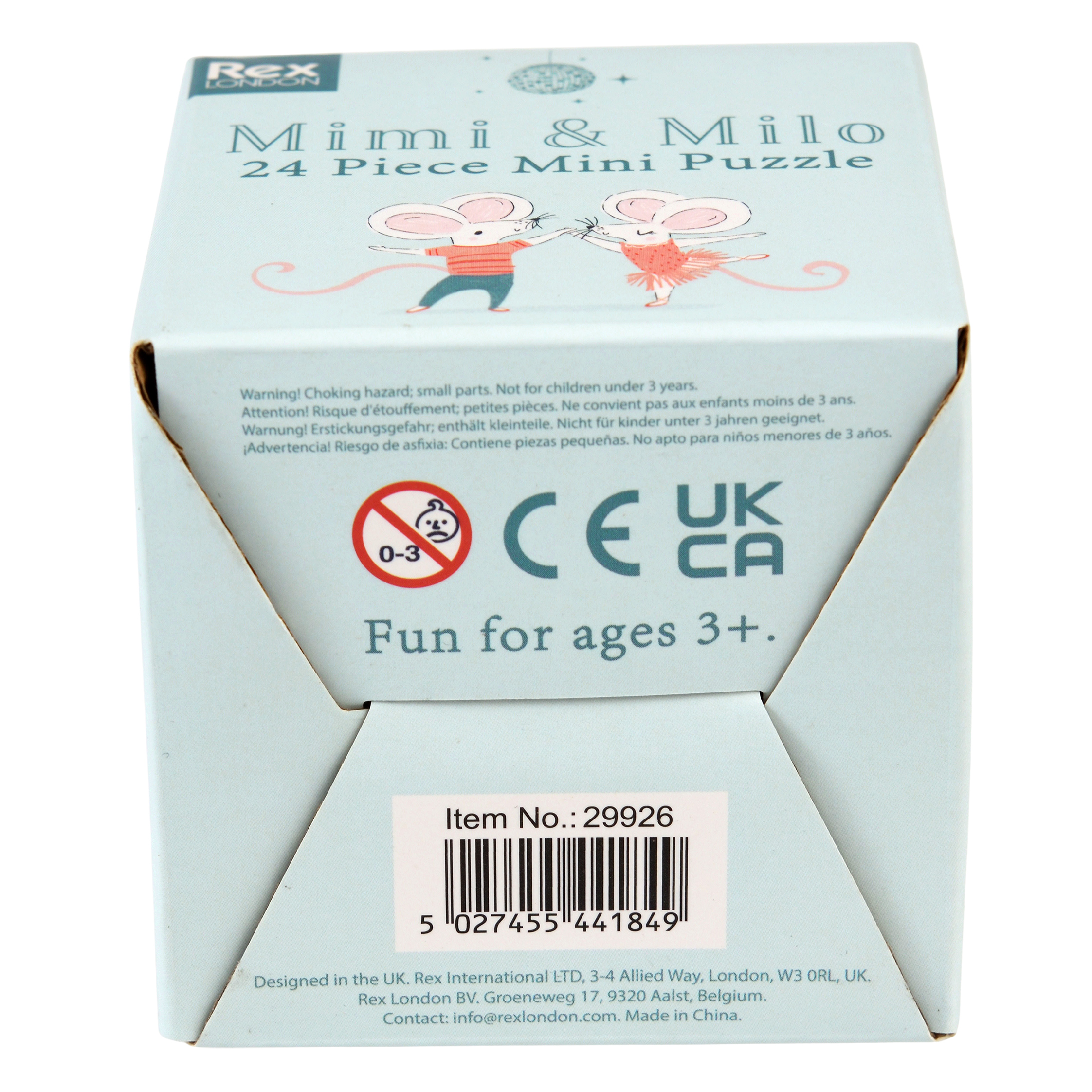 mini jigsaw puzzle - mouse ballet