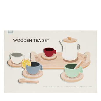 coffret à thé jouet en bois