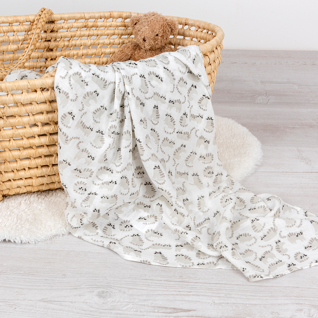 swaddling blanket - kitty cats