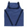 two-tone utility apron - indigo blue