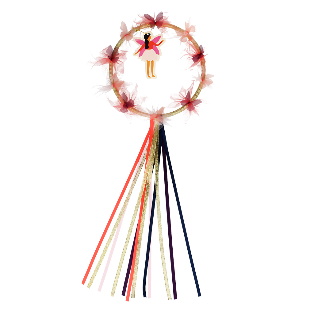 couronne guirlande de fées - fairies in the garden