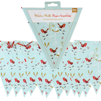 guirlande en papier winter walk