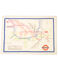 cotton tea towel - tfl heritage tube map