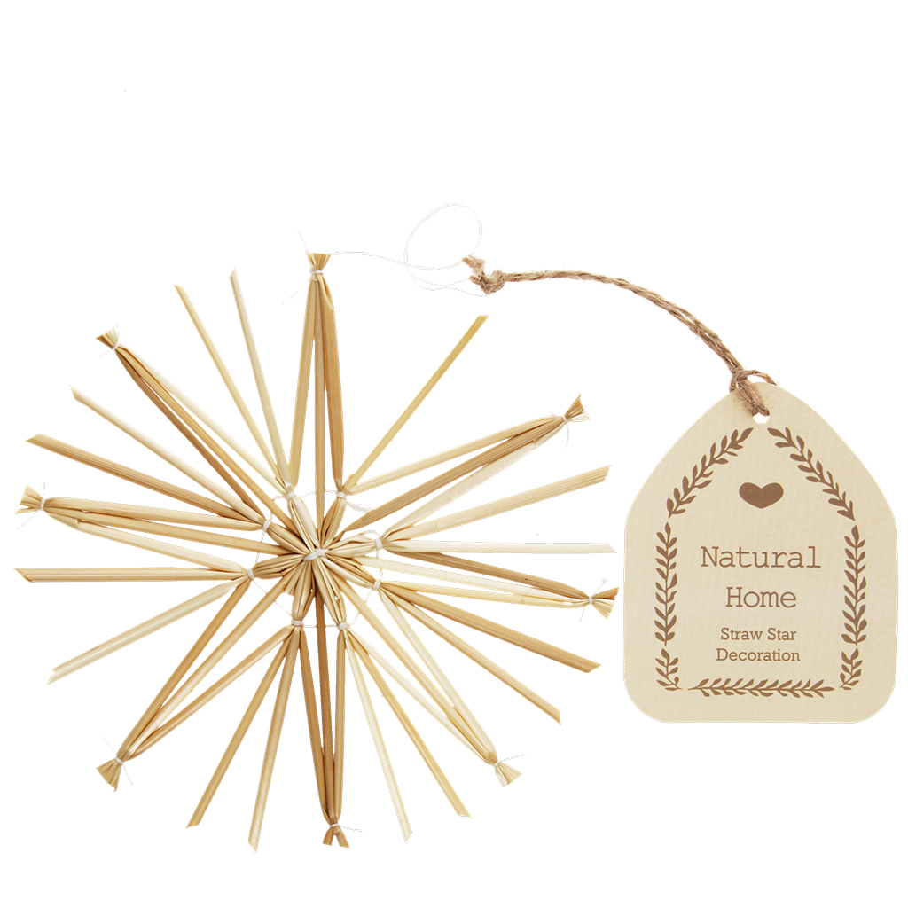 deko-stern aus stroh (15 cm)