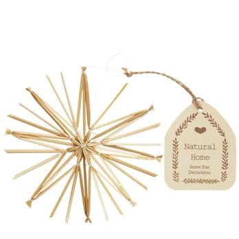 décoration étoile en paille (15cm) décoration étoile en paille (15cm)