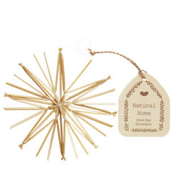 deko-stern aus stroh (15 cm)