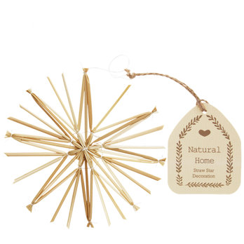 straw star decoration (15cm)