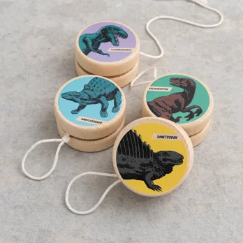 wooden yoyo - prehistoric land wooden yoyo - prehistoric land