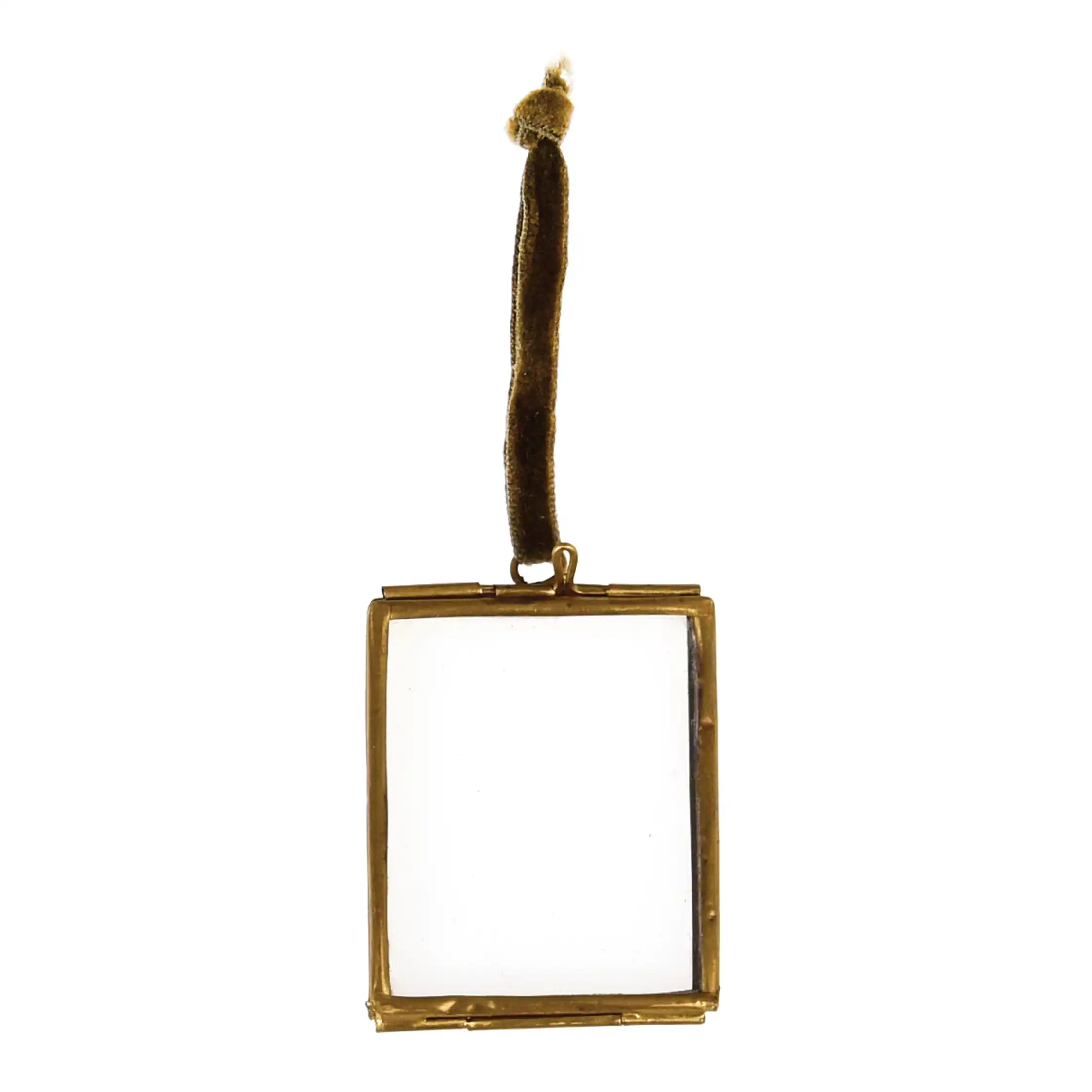 hanging brass frame 4.5x5.5cm
