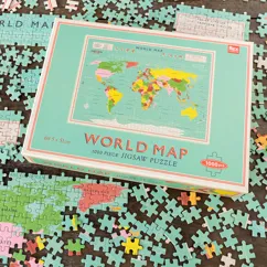 jigsaw puzzle (1000 pieces) - world map jigsaw puzzle (1000 pieces) - world map