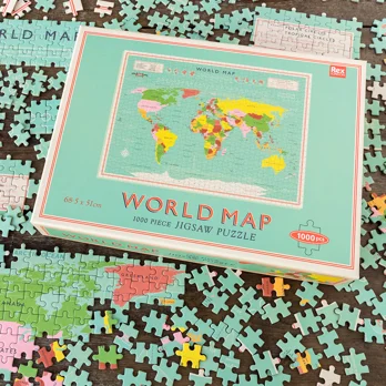 jigsaw puzzle (1000 pieces) - world map jigsaw puzzle (1000 pieces) - world map