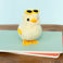 fluffy wind-up toy - duck