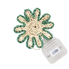 dessous de verre en cosses de maïs - bleu dessous de verre en cosses de maïs - bleu