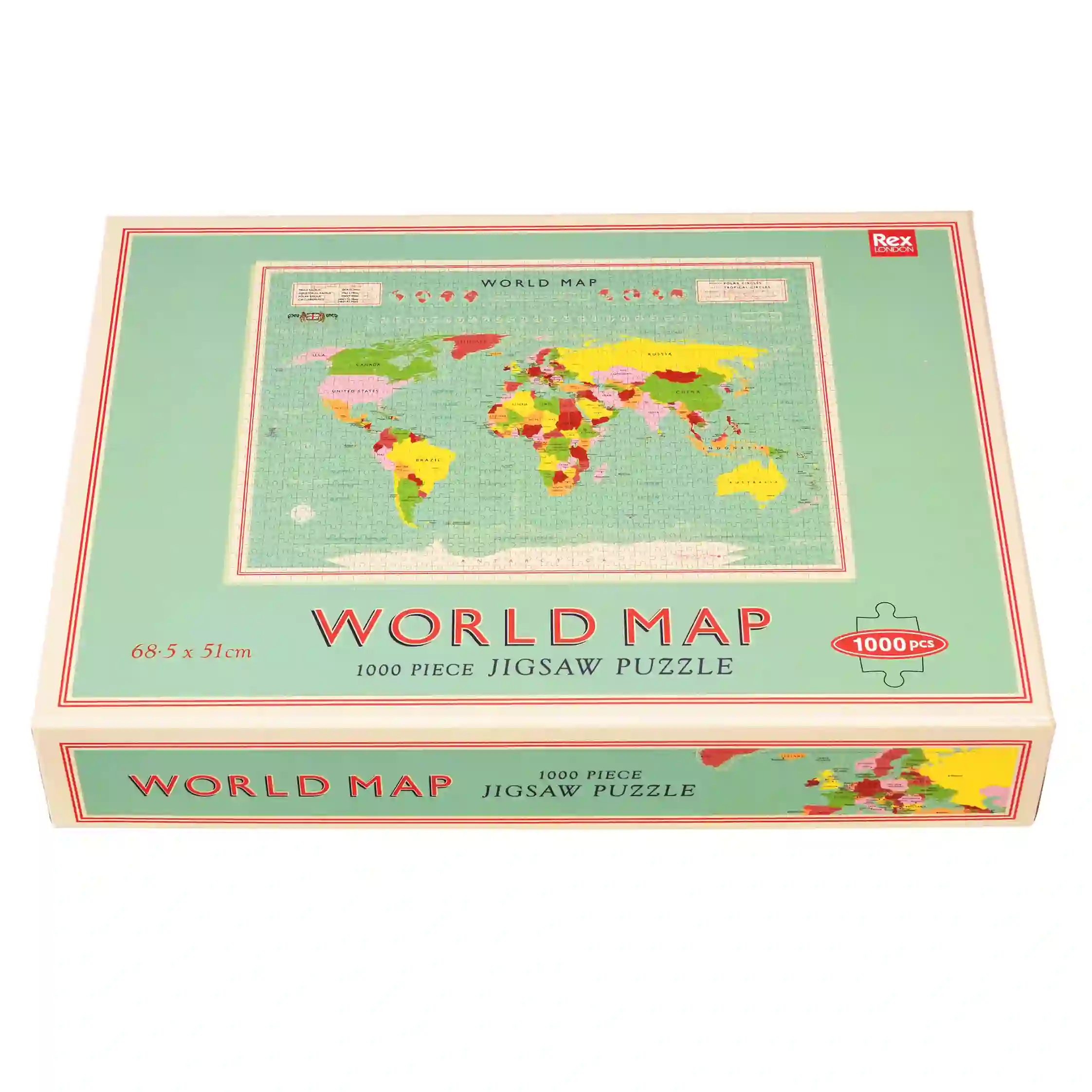 puzzle 1000 pièces world map