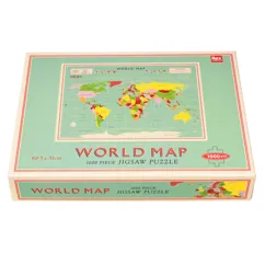 rompecabezas 1000 piezas world map