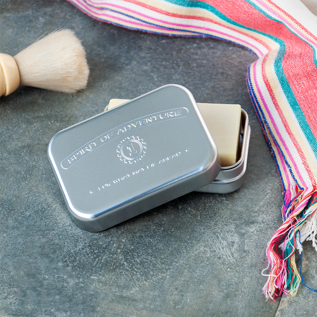 aluminium soap dish - spirit of adventure