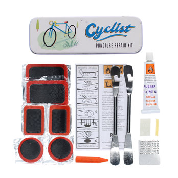 kit de réparation de crevaison pour vélo - cycliste