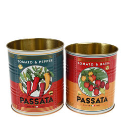 medium storage tins (set of 2) - passata