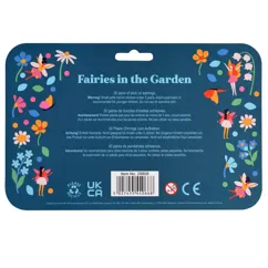stick on earrings (30 pairs) - fairies in the garden