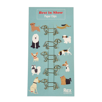 dog paper clips (set of 5) - best in show