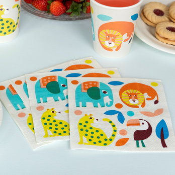 paper napkins (pack of 20) - wild wonders